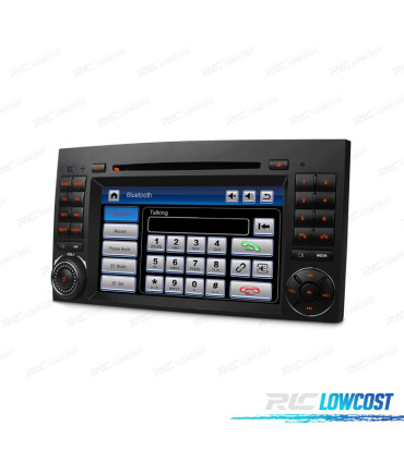 RADIO NAVIGATORE 7" PER MERCEDES USB GPS TOUCH HD