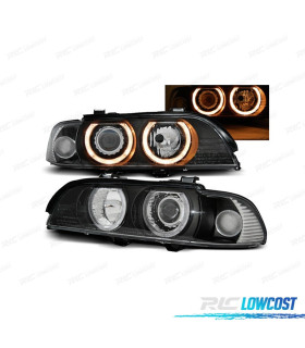 FARI BMW E39 95-00 XENON ANGEL EYES FONDO NERO