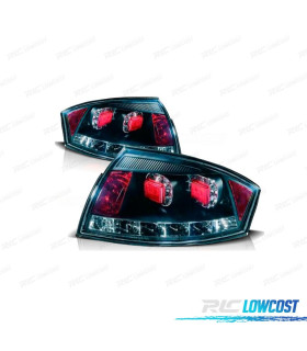 FANALI AUDI TT 98-05 A LED SFONDO NERO