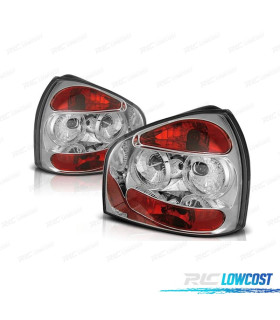 FANALI AUDI A3 8L 96-00 COLORE FONDO CROMATO ROSSO