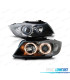 FARI BMW E90 E91 05-08 ANGEL EYES HALOGENO FONDO NERO
