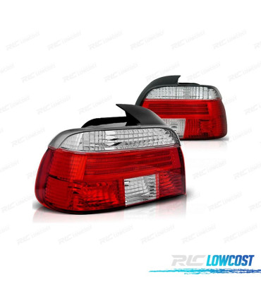 FANALI BMW E39 95-00 ROSSO BIANCO