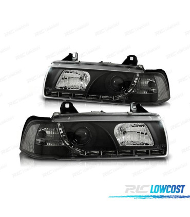 FARI BMW E36 90-99 LUCE DIURNA NERO