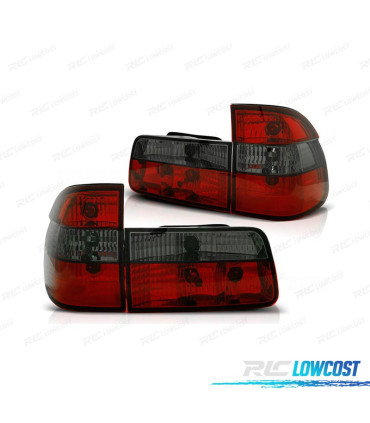 FANALI BMW SERIE 5 E39 95-00 ROSSO AFFUMICATO TOURING