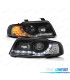 FARI AUDI A4 B5 99-01 LUCE DIURNA A LED FONDO NERO