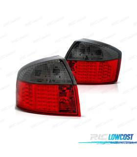 FANALI PER AUDI A4 B6 00-04 LED ROSSO AFFUMICATO