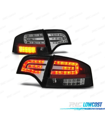 FANALI AUDI A4 B7 04-07 LED SFONDO NERO
