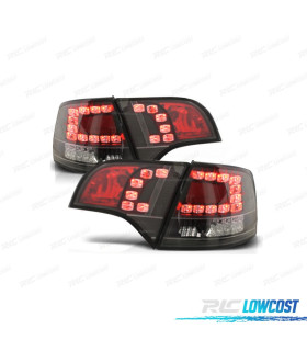 FANALI AUDI A4 B7 AVANT 05-08 A LED FONDO NERO