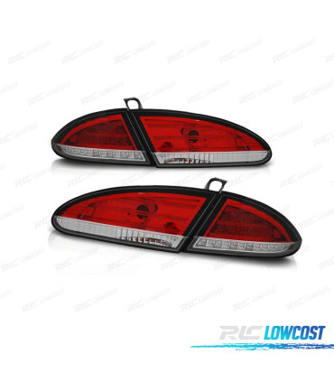 FANALI SEAT LEON 04-09 1P LED ROSSO CROMATO