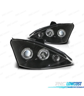 FARI PER FORD FOCUS 01-05 ANGEL EYES SFONDO NERO