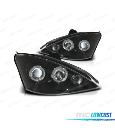 FARI PER FORD FOCUS 01-05 ANGEL EYES SFONDO NERO
