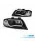 FARI AUDI A6 4B 97-99 LUCE DIURNA TUBE LIGHT FONDO NERO