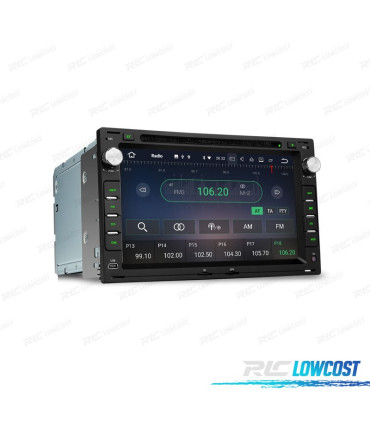 RADIO GPS ANDROID 10 PER VOLKSWAGEN VW 7" USB GPS TATTILE HD