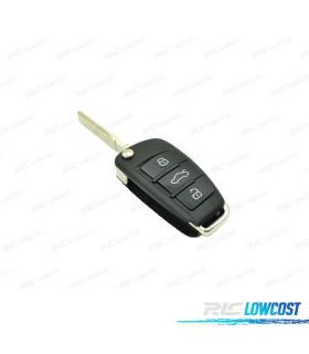 GUSCIO CHIAVE AUDI QUADRATA 3 PULSANTI SPADA LATERALE