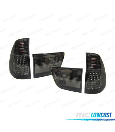 FANALI BMW X5 E53 99-03 NERO LED