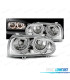 FARI VOLKSWAGEN VW GOLF MK3 91-97 ANGEL EYES CROMATI FONDO H7 H7