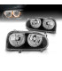 FARI VOLKSWAGEN VW GOLF 3 ANGEL EYES FONDO NERO H7 H7