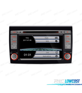 RADIO NAVIGATORE 7" PER FIAT BRAVO 07-14 USB GPS TATTILE HD