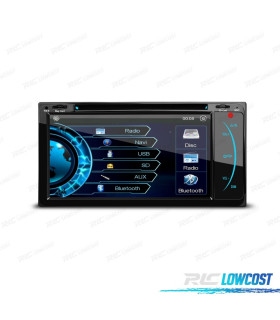 NAVIGATORE RADIO 2 DIN GPS 7" HD TOUCH SCREEN PER TOYOTA BLUETOOTH USB SD