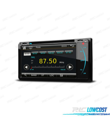 NAVIGATORE RADIO 2 DIN GPS 7" HD TOUCH SCREEN PER TOYOTA BLUETOOTH USB SD