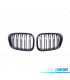 GRIGLIA DOPPIA LAMA NERA LUCIDA BMW E39