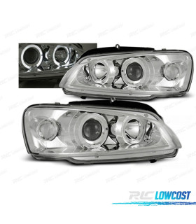 FARI PEUGEOT 106 96-03 ANGEL EYES FONDO CROMATO