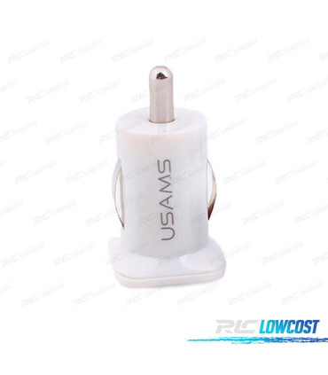 CARICATORE USB PRESA ACCENDISIGARI BIANCO