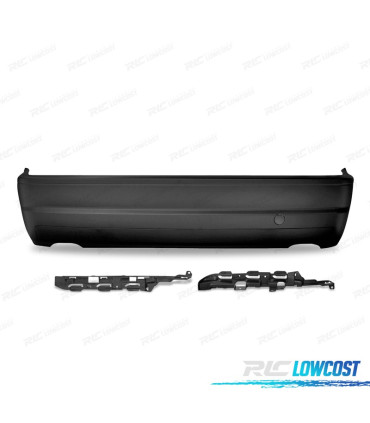 PARAURTI POSTERIORE PER BMW E46 BERLINA 98-05 DOPPIA USCITA