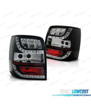 FANALI PER VOLKSWAGEN VW PASSAT B5 96-00 LED SFONDO NERO