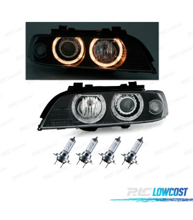 FARI BMW E39 95-00 OCCHI ANGEL FONDO NERO