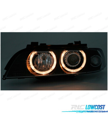 FARI BMW E39 95-00 OCCHI ANGEL FONDO NERO