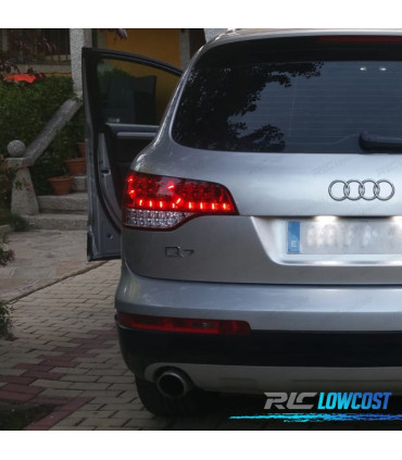 FANALI AUDI Q7 05-09 LED ROSSO CROMATO