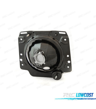 FARI PER VOLKSWAGEN VW GOLF MK2 83-91 FONDO CROMATO