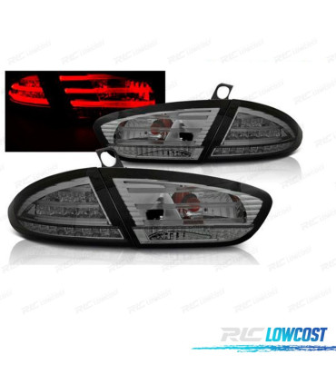 FANALI PER SEAT LEON 09-12 A LED FUMÉ