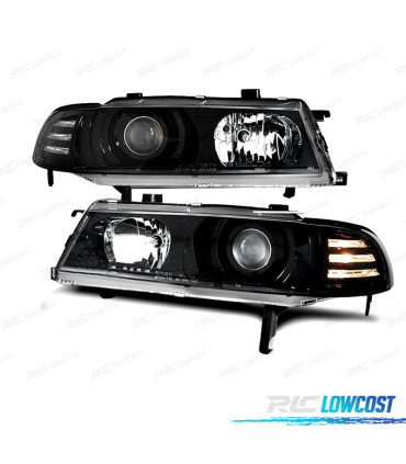 FARI PER HONDA PRELUDE 92-96 FONDO NERO