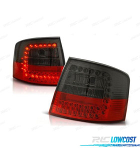 FANALI AUDI A6 C4 AVANT 97-04 LED ROSSO AFFUMICATO LED