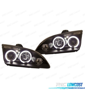 FARI FORD FOCUS 04-08 ANGEL EYES CCFL SFONDO NERO