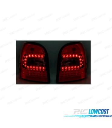 FANALI AUDI A4 B5 AVANT 95-01 LED ROSSO CROMATO