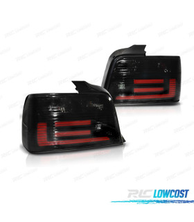 FANALI BMW E36 90-99 A LED BAR FUMÉ