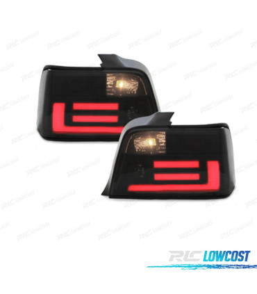 FANALI BMW E36 90-99 A LED BAR FUMÉ