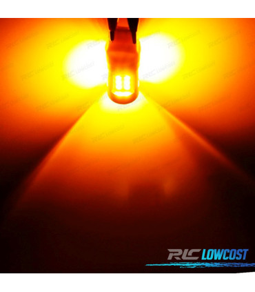 LAMPADINA LED T20 W21W AMBRA CANBUS