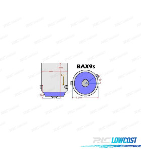 LAMPADA LED CANBUS H6W BAX9S