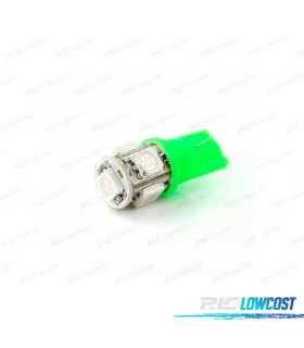 LED LAMPADA VERDE W5W T10