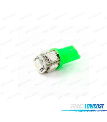 LED LAMPADA VERDE W5W T10
