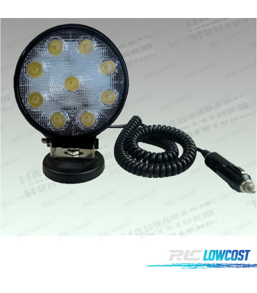 FANALE LED 27W MAGNETE PER AUTO, CAMION, QUAD O MOTO