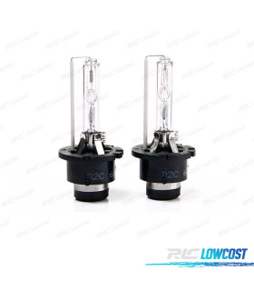 Coppia di lampadine D2S standard colore 6000K.
