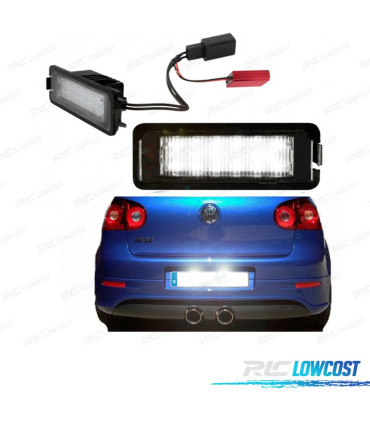 LUCI TARGA A LED PER VOLKSWAGEN VW GOLF V 05-08