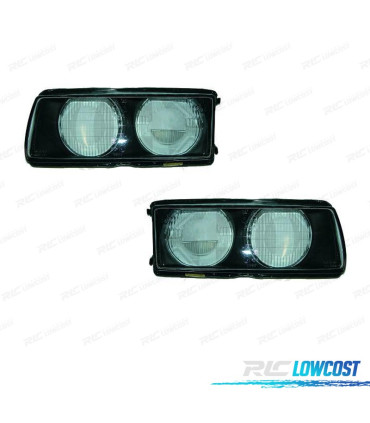 FANALI ANTERIORI PER BMW E36 94-99 FONDO NERO