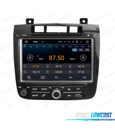 RADIO GPS ANDROID 10 PER VOLKSWAGEN VW TOUAREG 10-14
