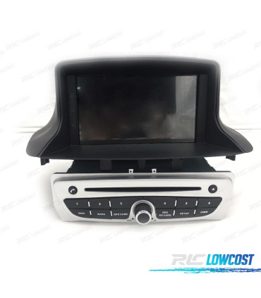 RADIO GPS ANDROID 11 PER RENAULT MEGANE 3 09-15 COLORE GRIGIO
